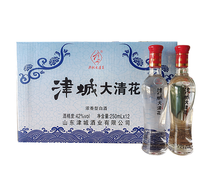 “津城大清花”牌津城半斤酒